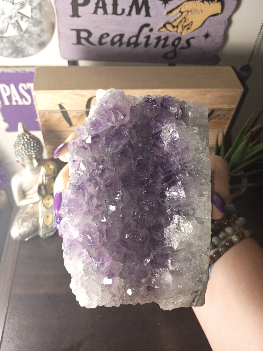 Uruguay Amethyst Crystal Geode Decor